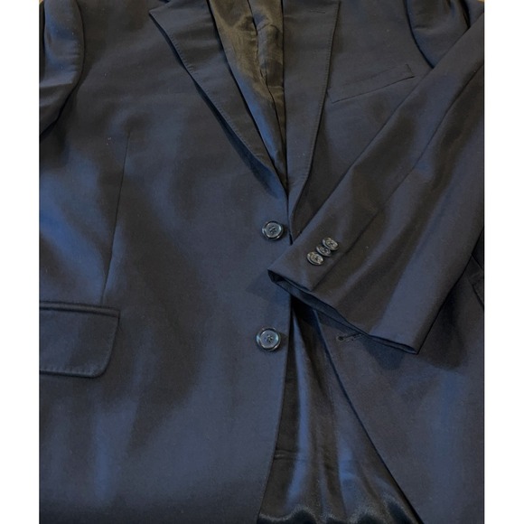 Peter Millar Blazer 44T Solid Black Sports Jacket Wedding Business Resort Party - Picture 6 of 8